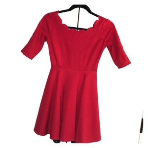 Lulu’s red doll dress